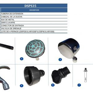 Repuestos duchas DSPS35 (GRE)