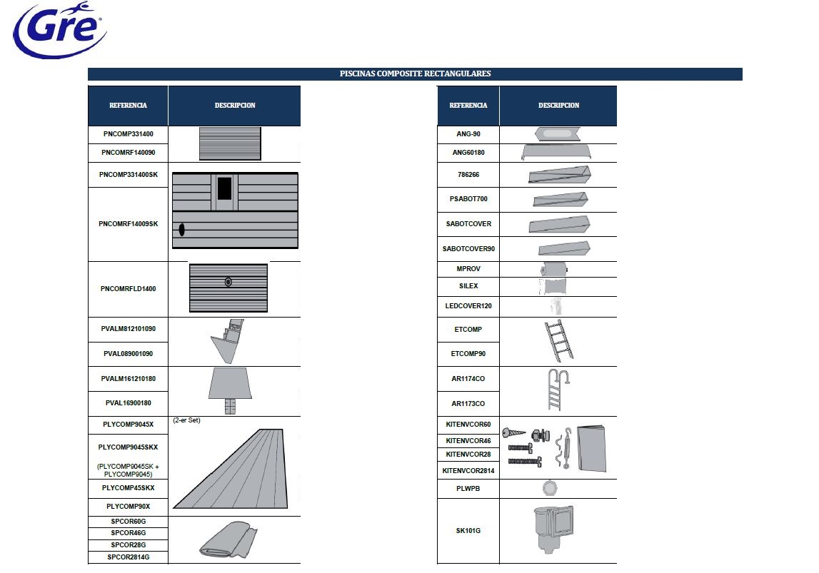 Recambios de Piscinas GRE - Imagen 11