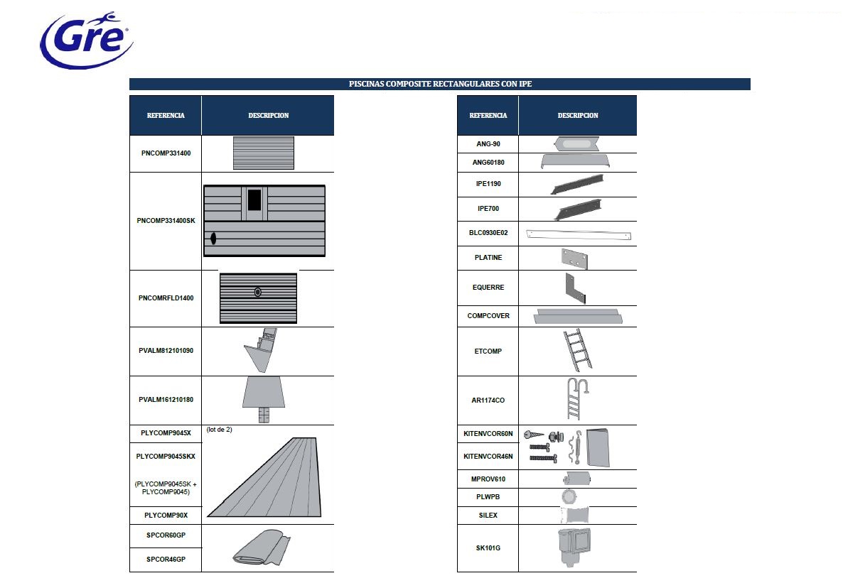 Recambios de Piscinas GRE - Imagen 12