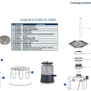Recambio Filtro Compacto Aqualoon (FAQC40) (GRE)