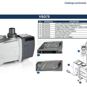 Recambio Bomba Velocidad Variable (VSG75) (GRE)